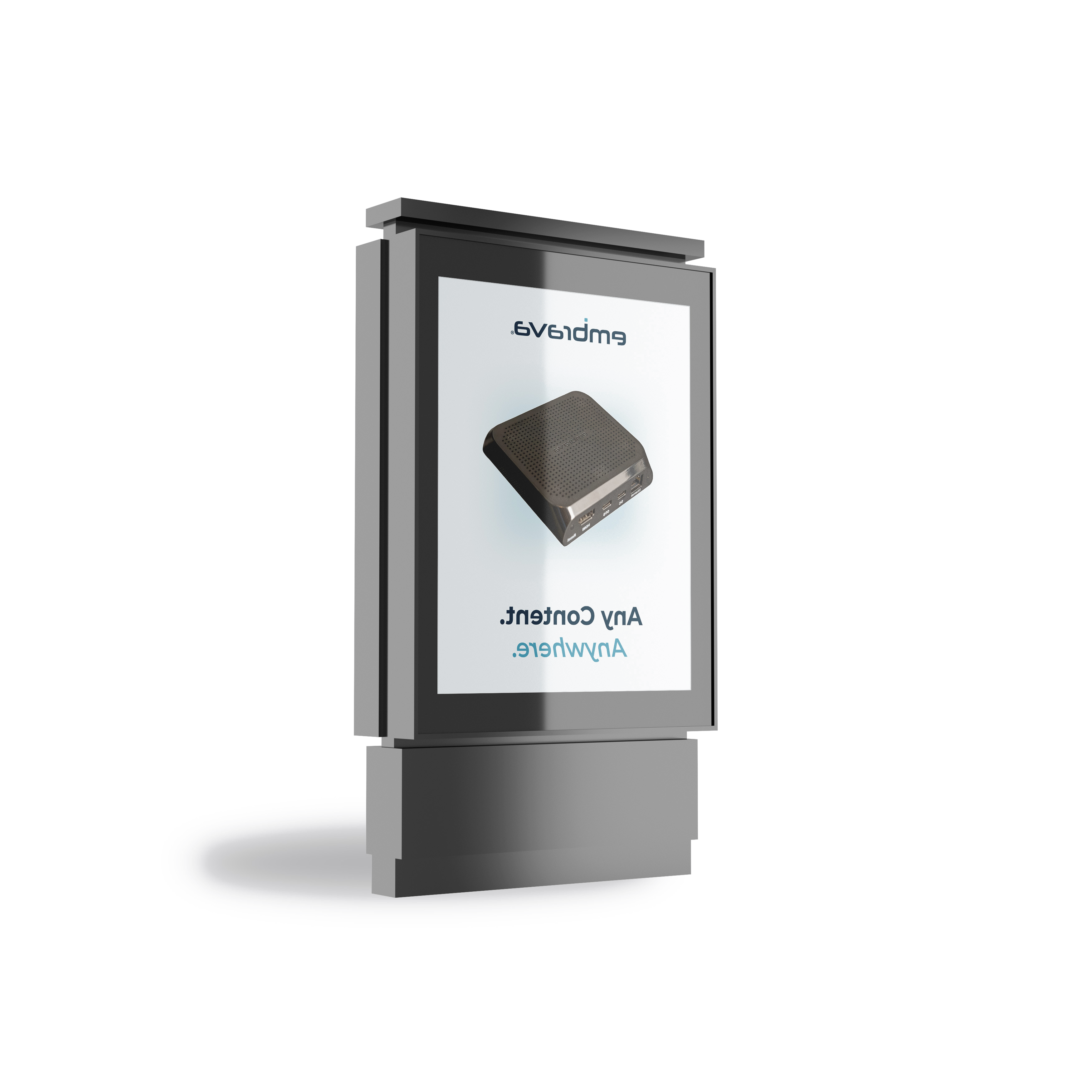Any Sign powering a digital display in a workplace